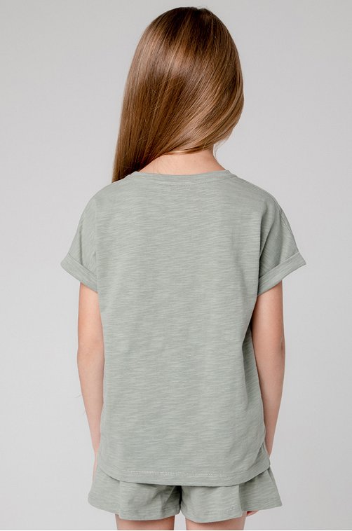 Футболка из супрема для девочки Crockid