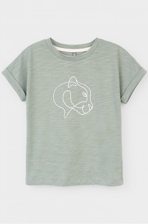 Футболка из супрема для девочки Crockid