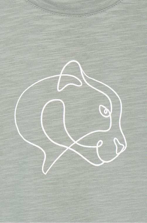 Футболка из супрема для девочки Crockid