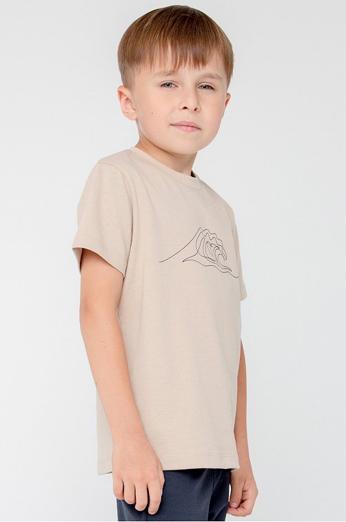 Футболка из супрема для мальчика Crockid