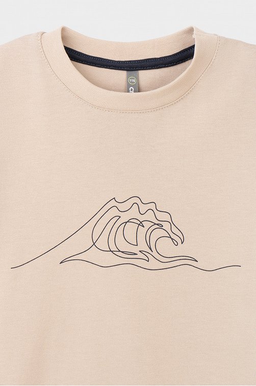 Футболка из супрема для мальчика Crockid