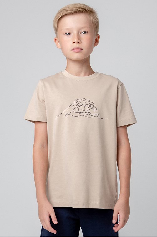 Футболка из супрема для мальчика Crockid