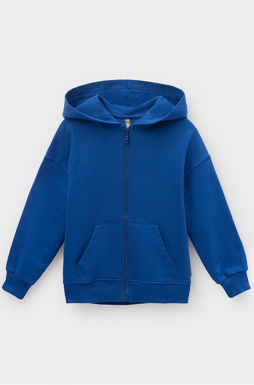 Детская толстовка на молнии из футера Crockid
