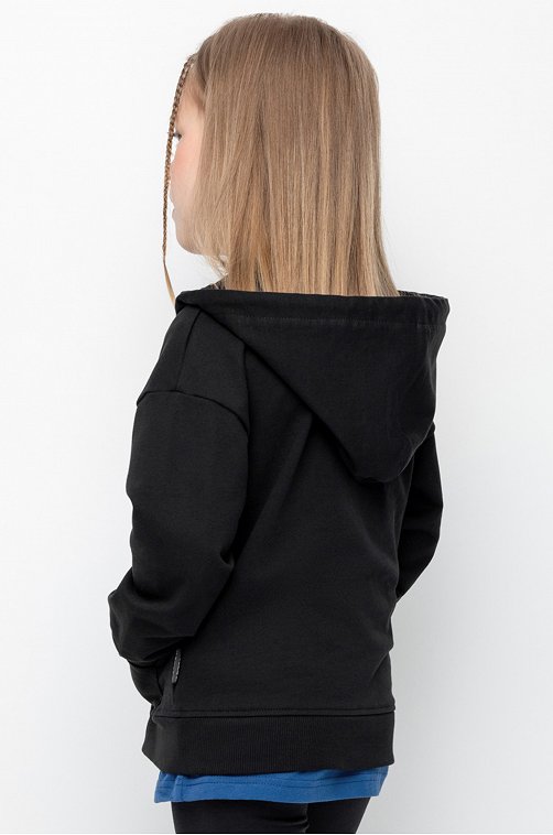 Детская толстовка на молнии из футера Crockid