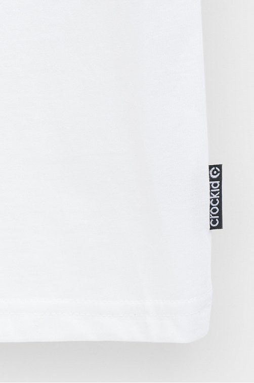 Детская хлопковая футболка из высококачественного супрема Crockid