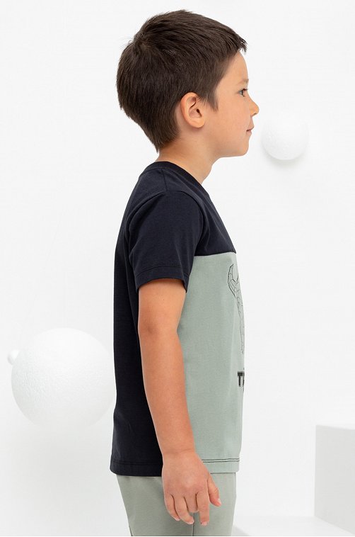 Футболка для мальчика из супрема Crockid