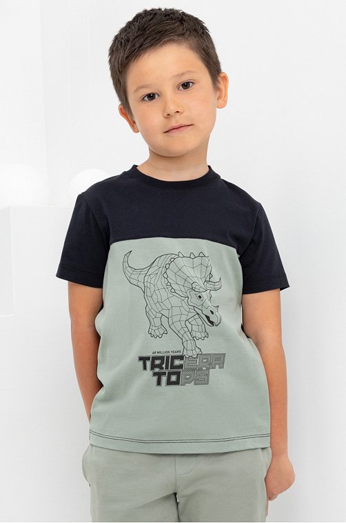 Футболка для мальчика из супрема Crockid