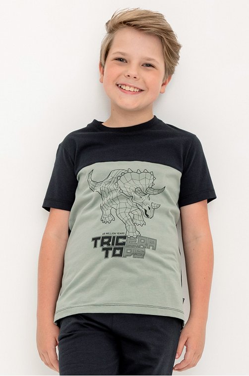 Футболка для мальчика из супрема Crockid