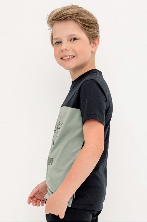 Футболка для мальчика из супрема Crockid