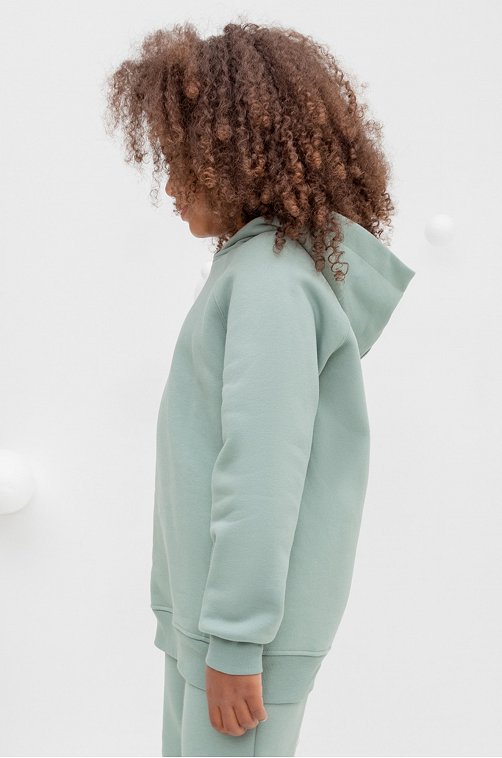 Детская толстовка из футера с начесом Crockid