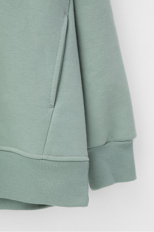 Детская толстовка из футера с начесом Crockid