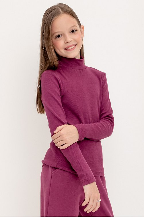 Джемпер для девочки в рубчик Crockid