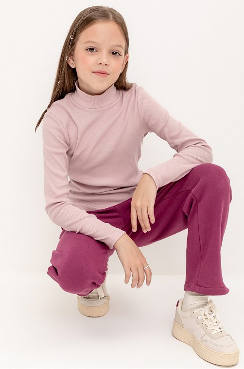 Джемпер для девочки в рубчик Crockid