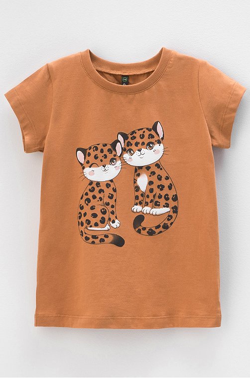 Футболка для девочки из супрема Crockid