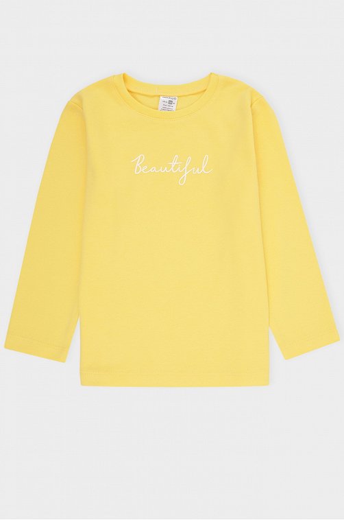 Хлопоковый джемпер для девочки Crockid