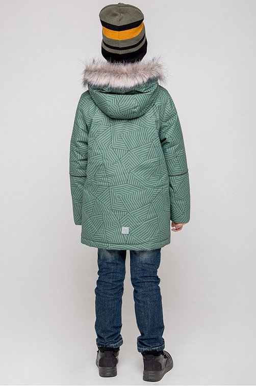 Зимняя куртка с утеплителем для мальчика Crockid