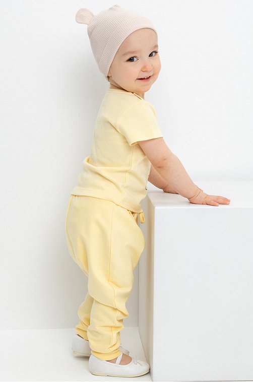 Брюки из петельчатого футера для девочки Crockid