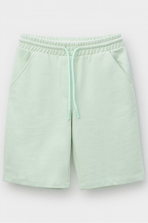 Удлиненные шорты из петельчатого футера для девочки Crockid