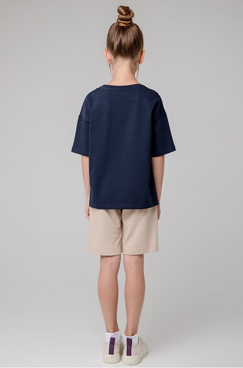 Шорты из петельчатого футера для девочки Crockid