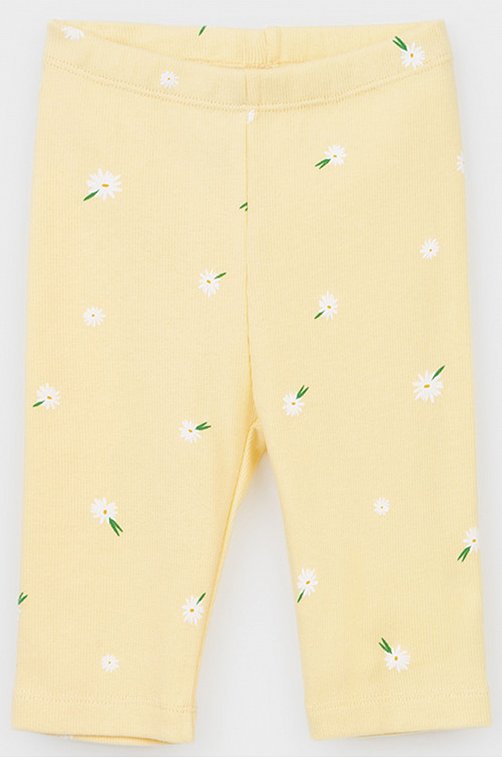 Велосипедки в рубчик из кашкорсе для девочки Crockid