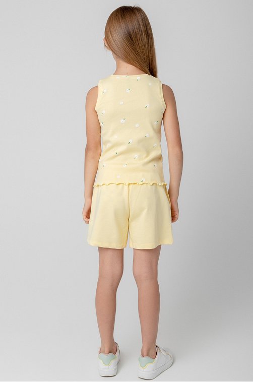 Шорты из петельчатого футера для девочки Crockid