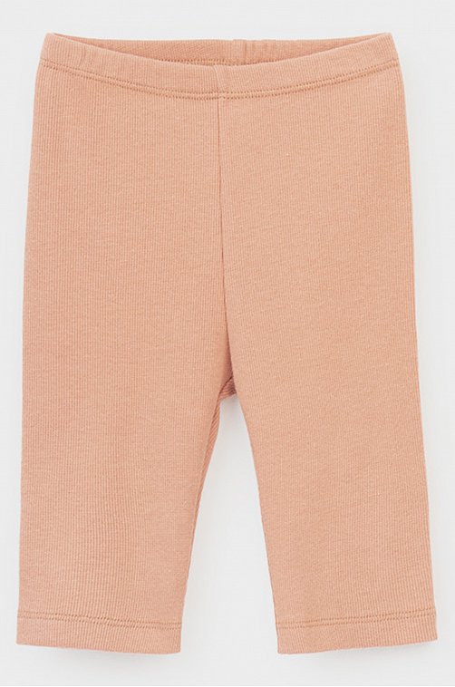 Велосипедки в рубчик из кашкорсе для девочки Crockid