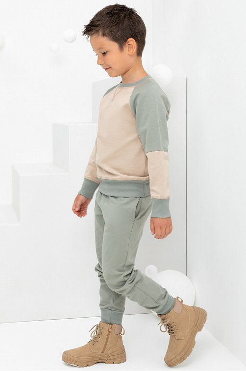 Детские брюки из футера Crockid