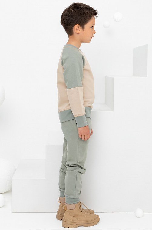 Детские брюки из футера Crockid