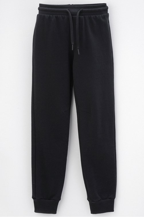 Брюки для мальчика из футера с начесом Crockid