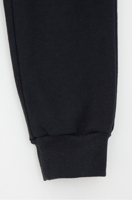 Брюки для мальчика из футера с начесом Crockid