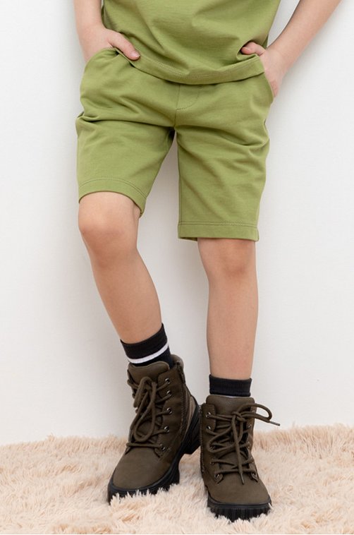 Хлопковые шорты для мальчика из супрема Crockid