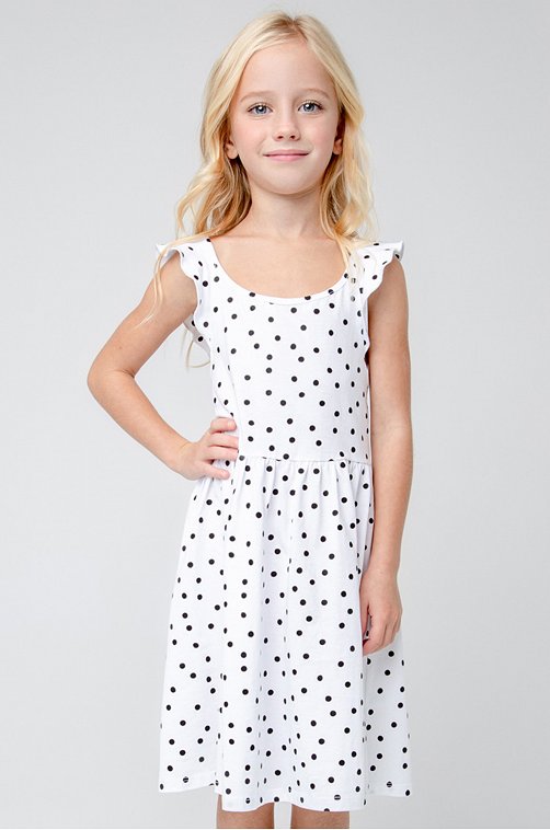 Летний хлопковый сарафан для девочки Crockid