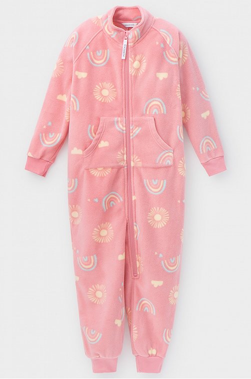 Флисовый комбинезон для девочки Crockid