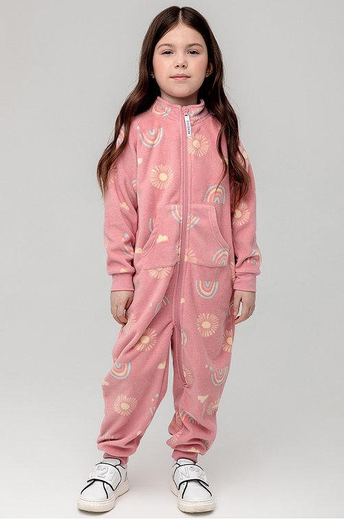 Флисовый комбинезон для девочки Crockid