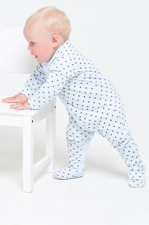 Комбинезон для мальчика Crockid 6630053 голубой купить оптом в HappyWear.ru
