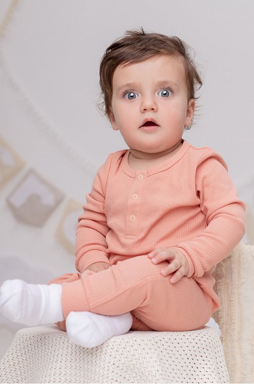 Комбинезон из рибаны для девочки Crockid