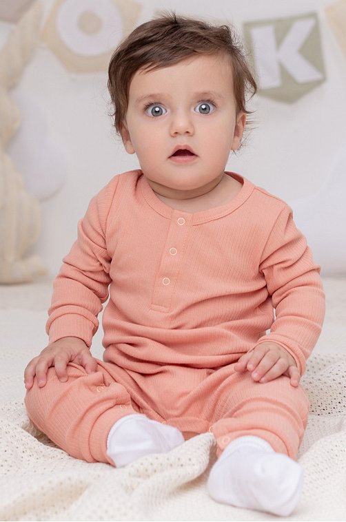 Комбинезон из рибаны для девочки Crockid