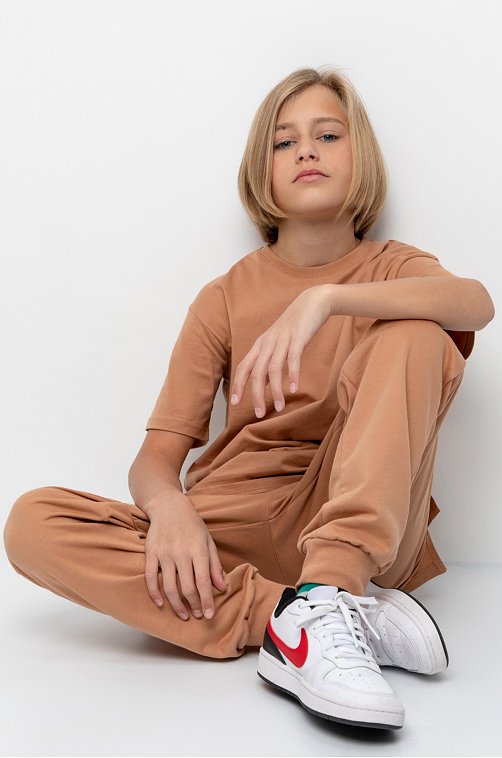 Детская хлопковая футболка оверсайз Cubby