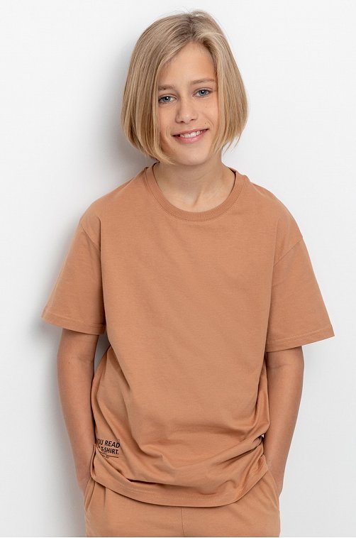 Детская хлопковая футболка оверсайз Cubby