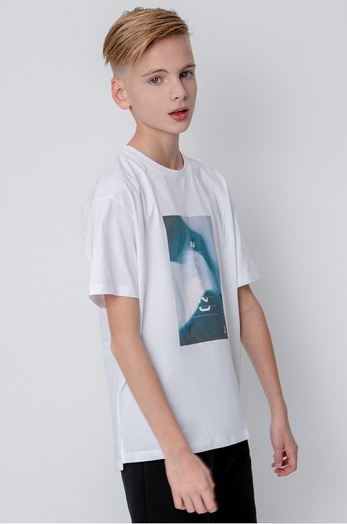 Детская хлопковая футболка оверсайз Cubby