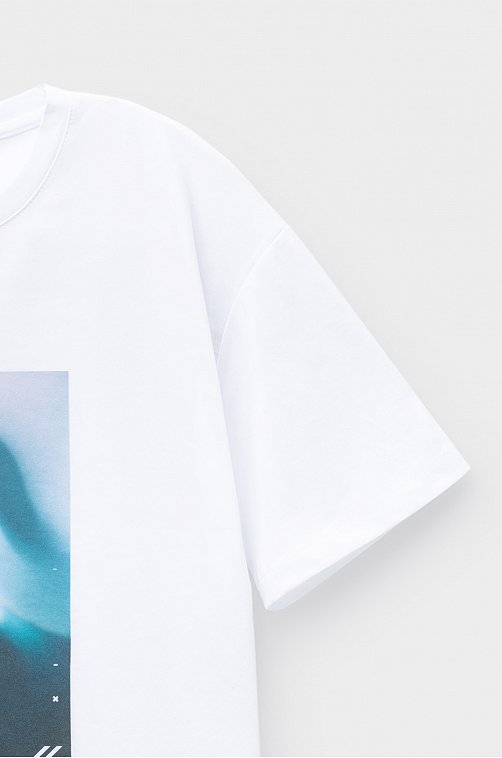 Детская хлопковая футболка оверсайз Cubby