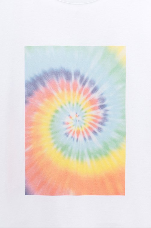 Хлопковая футболка оверсайз для девочки Cubby