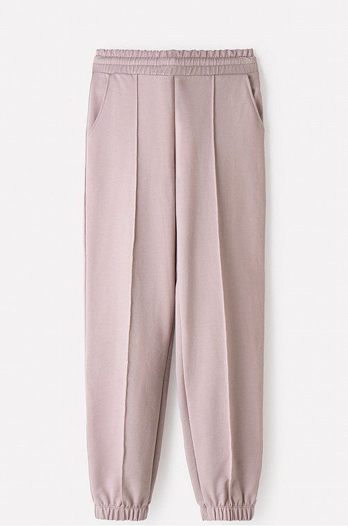 Теплые брюки из футера с начесом Cubby