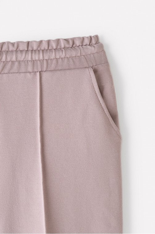 Теплые брюки из футера с начесом Cubby