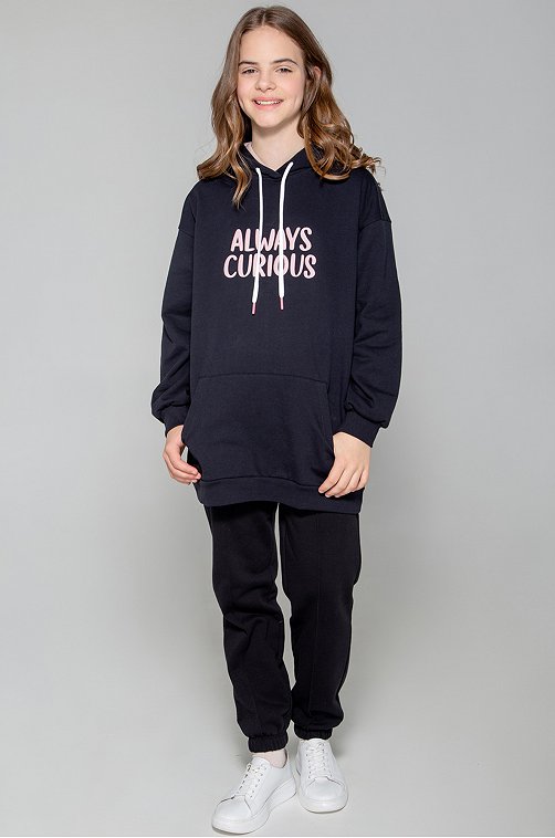 Теплые брюки из футера с начесом Cubby