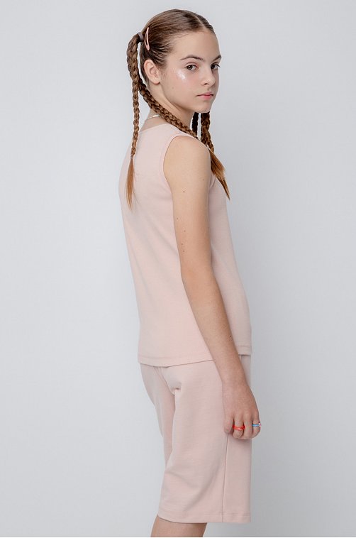 Удлиненные шорты из петельчатого футера для девочки Cubby