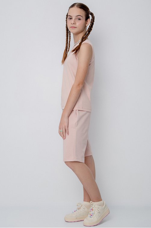 Удлиненные шорты из петельчатого футера для девочки Cubby