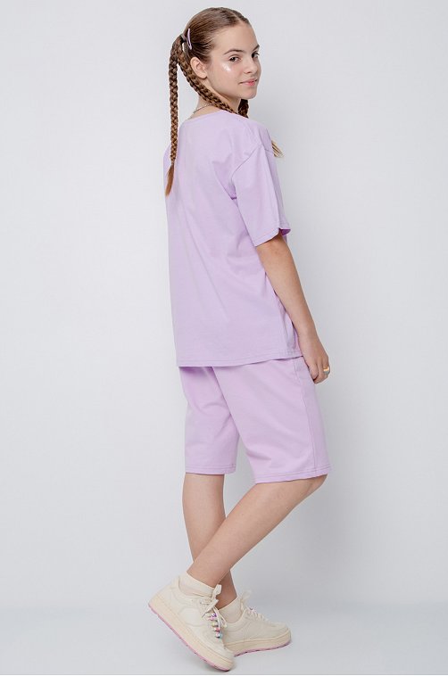 Удлиненные шорты из петельчатого футера для девочки Cubby