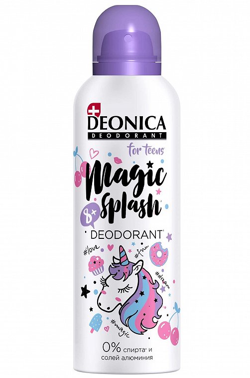 Дезодорант-спрей FOR TEENS Magic Splash 125 мл Deonica