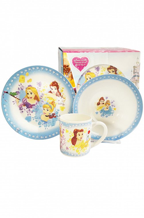 Набор детской посуды Принцессы Disney